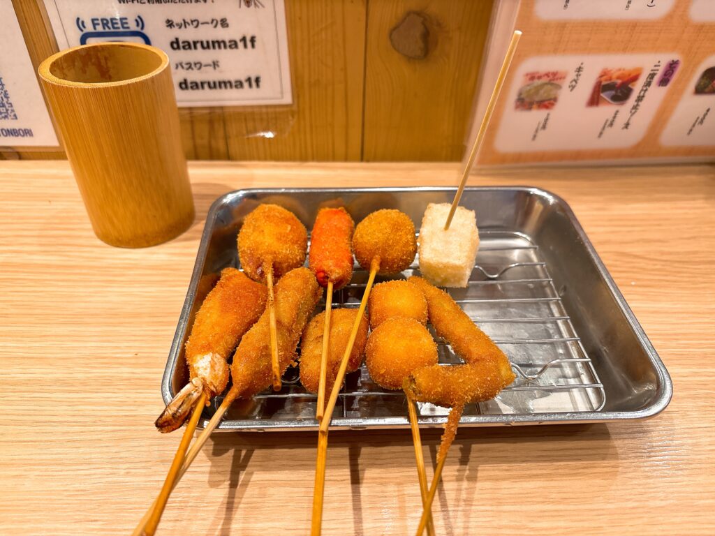 串かつだるま道頓堀セットの画像