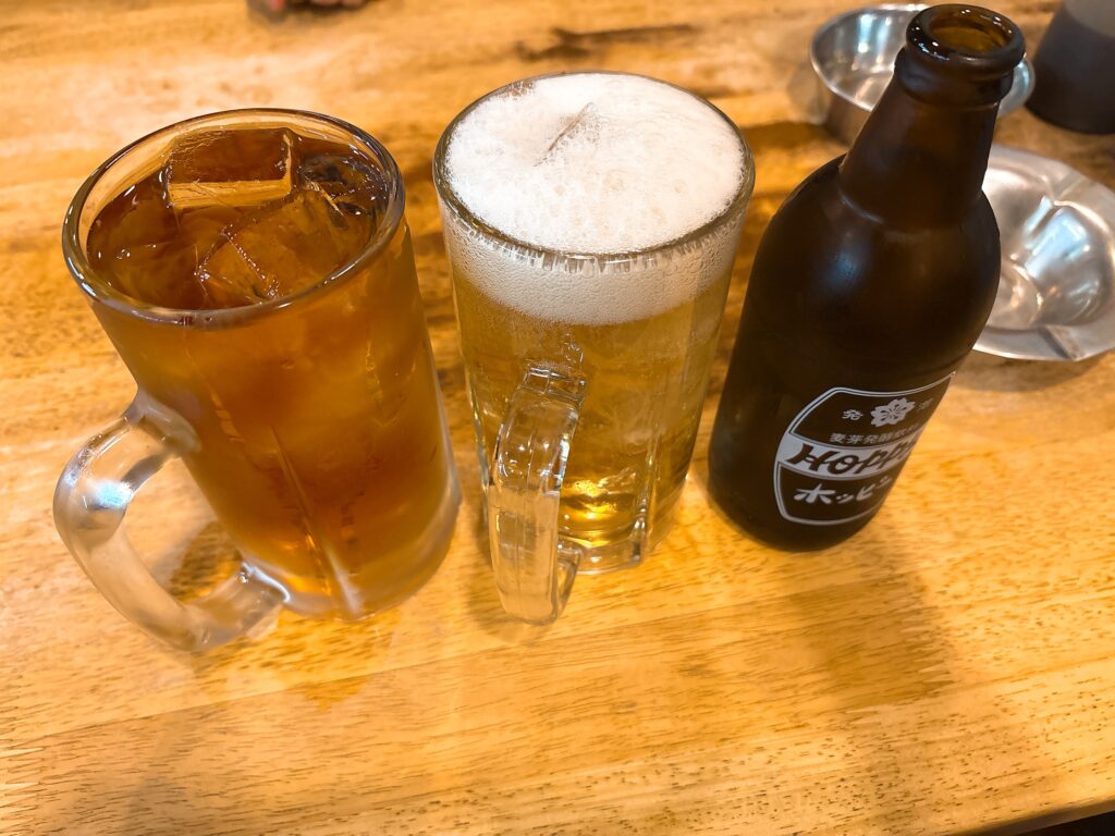 たきおかのウーロンハイ・ホッピーセット（白）の写真